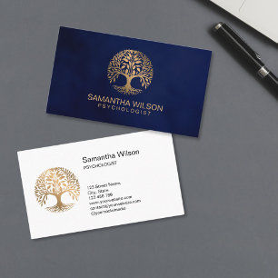 Psychologist Therapy Counsellor Psychiatrist Brain Business Card