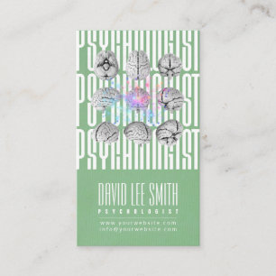Psychologist Tipographyc business card