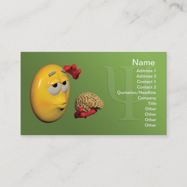 Psychology Business Card (Front)
