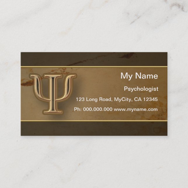 Psychology Business Card (Front)