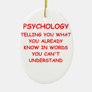 psychology ceramic tree decoration