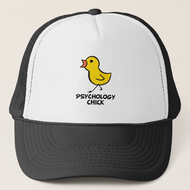 Psychology Chick Trucker Hat (Front)