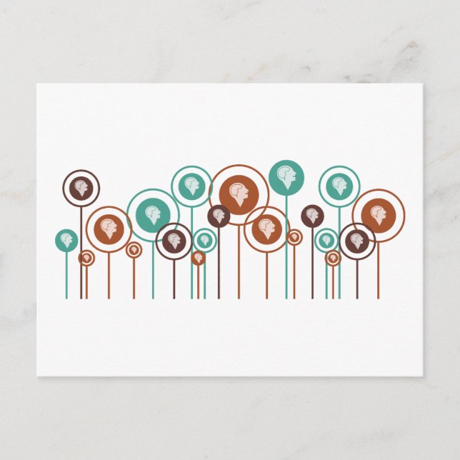 Psychology Daisies Postcard (Front)