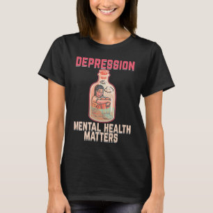 Psychology Depression Psychologist  Mental Health  T-Shirt