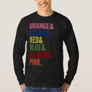 Psychology Humour Stroop Interference Colour Test  T-Shirt