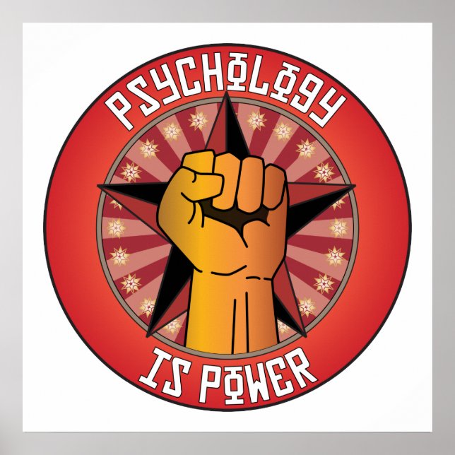 Psychology Is Power Poster (Front)