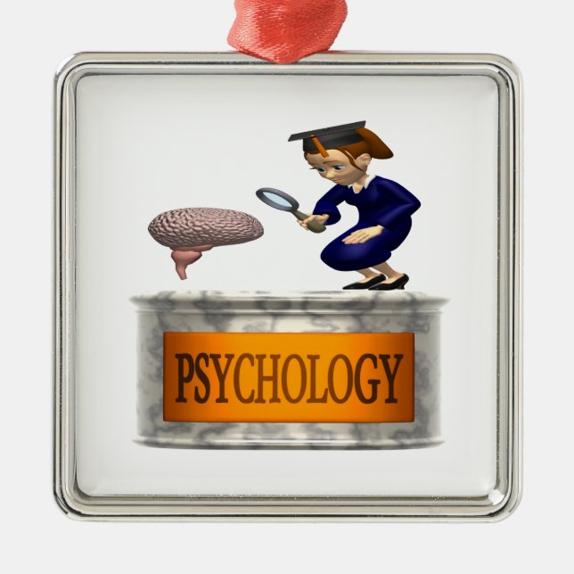 Psychology Metal Tree Decoration (Front)