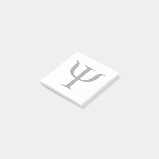 Psychology Science Symbol Note (Angled)