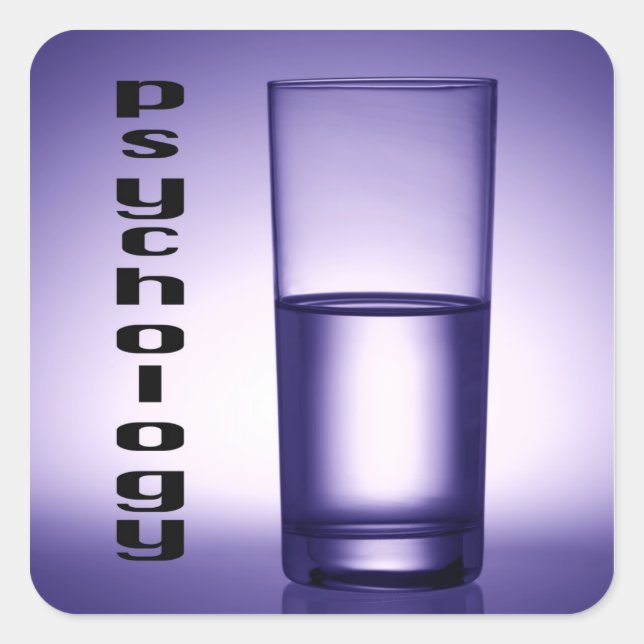 Psychology Square Sticker (Front)