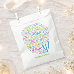 PSYCHOLOGY Word Cloud custom text Favour Bags