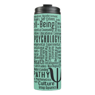 PSYCHOLOGY Word Cloud custom tumbler