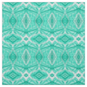 Psychomachia Green Abstract Watercolor Art Fabric