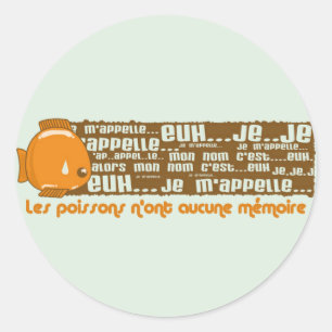 Psychose Classic Round Sticker