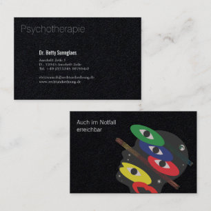 Psychotherapie Psychologie Business Card