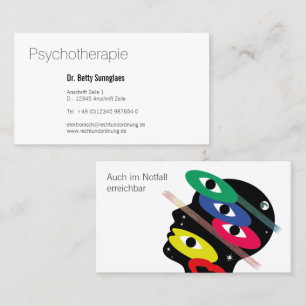 Psychotherapie Psychologie  Business Card
