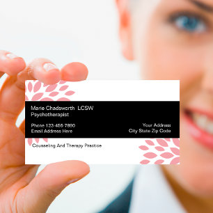 Psychotherapist Counseling Design Business Card