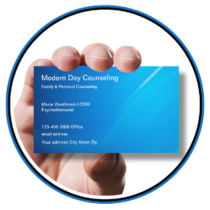 Psychotherapist Family Counseling Business Card