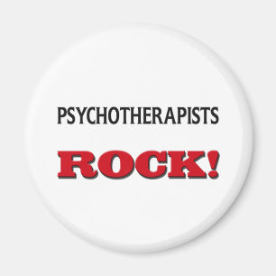 Psychotherapists Rock Magnet