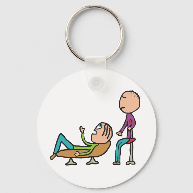 Psychotherapy Counselling and Therapy Key Ring (Front)