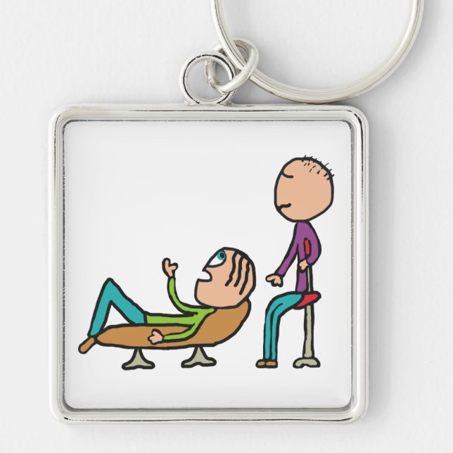 Psychotherapy Counselling and Therapy Key Ring (Front)