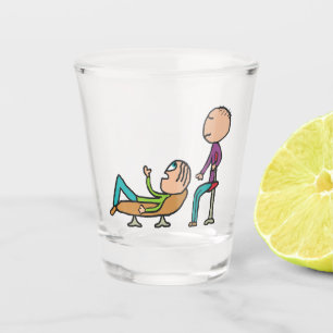 Psychotherapy Counselling and Therapy Shot Glass