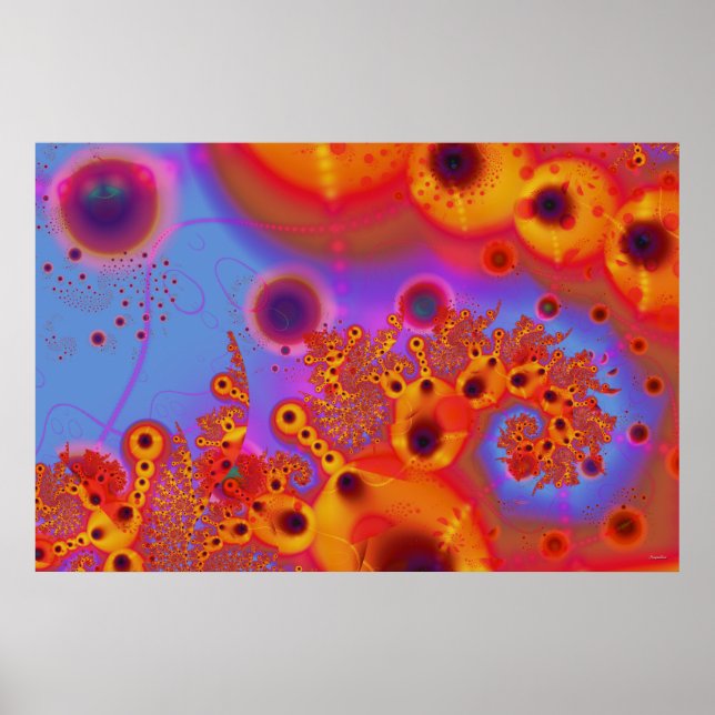 Psyctopus Red Coral Harbour Poster (Front)