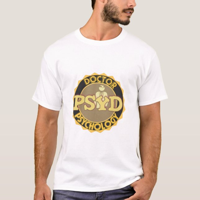 PsyD LOGO - DOCTOR OF PSYCHOLOGY T-Shirt (Front)