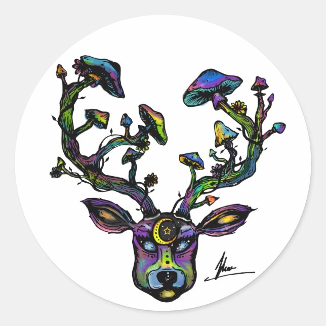 Psydeer Stickers (Front)