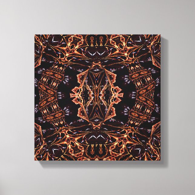 Psyhedelic Fractal Art Single Canvas Print (Front)