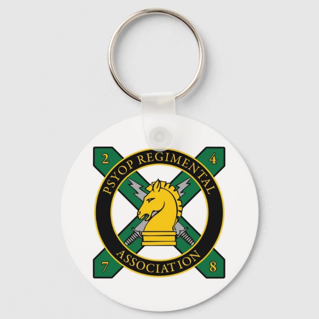 PSYOPRA Logo Products Key Ring (Front)