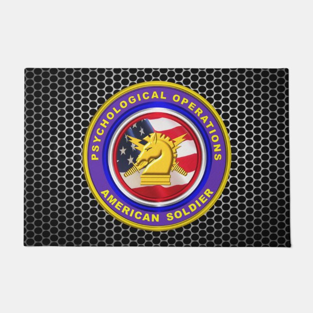 PSYOPS Psychological Operations  Doormat (Front)