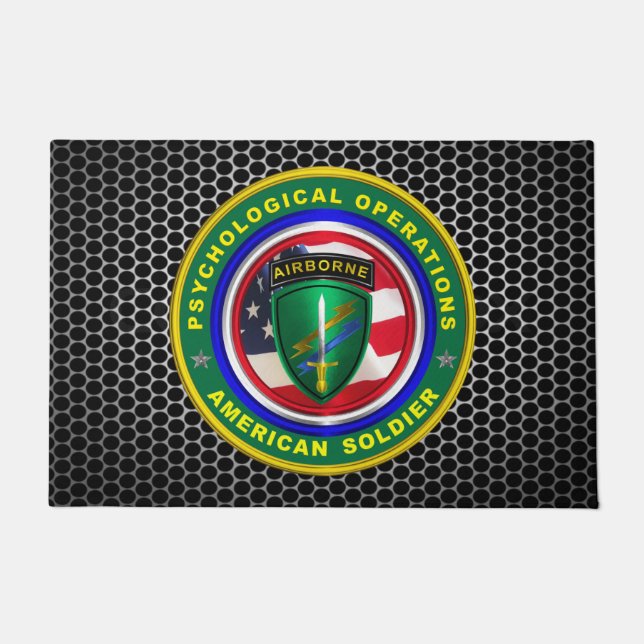 PSYOPS Psychological Operations  Doormat (Front)