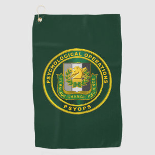PSYOPS Psychological Operations  Golf Towel