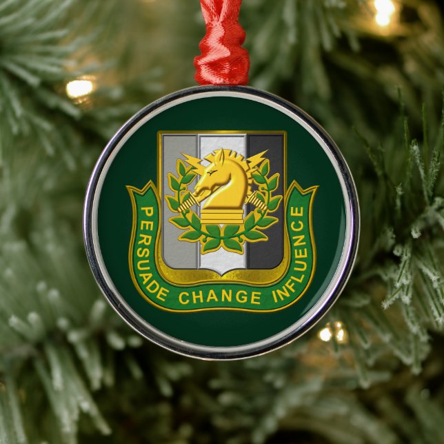 PSYOPS Psychological Operations  Metal Tree Decoration (Tree)