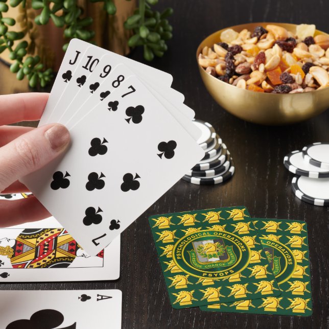 PSYOPS Psychological Operations  Playing Cards (In Situ)
