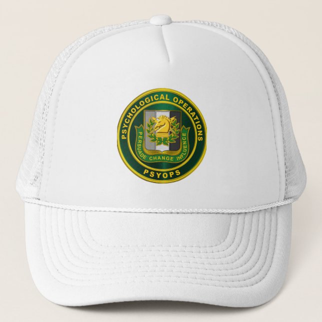 PSYOPS Psychological Operations  Trucker Hat (Front)