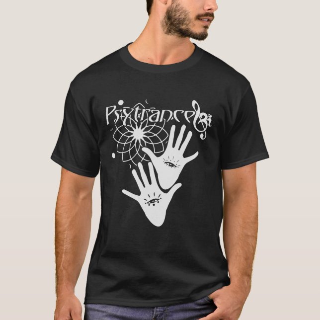 Psytrance Goa Psy Techno Rave Raver Festival Prese T-Shirt (Front)