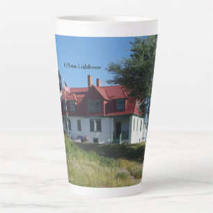 Pt Betsie Lighthouse Latte Mug