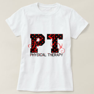pt black red polka dots T-Shirt
