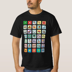 PT-BR Autism AAC PECS Pointing Communication 04 T-Shirt