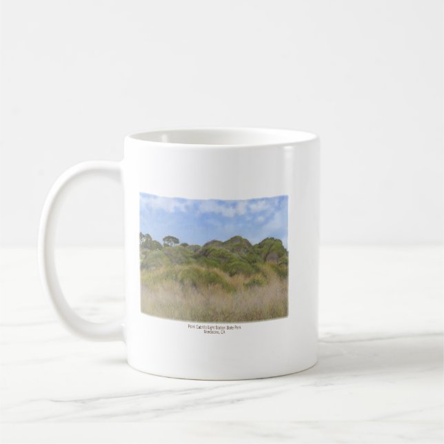 Pt. Cabrillo Light Station State Park Mendocino CA Coffee Mug (Left)