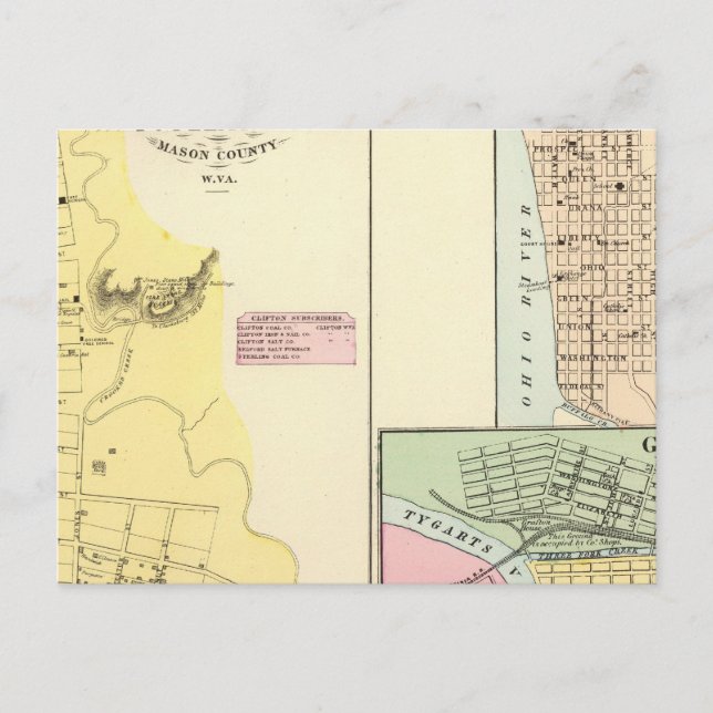 Pt Pleasant, West Virginia Postcard (Front)