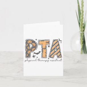 Pta Halloween Physical Therapy Istant Spooky Autum Card