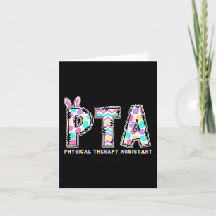 Pta Physical Therapy Istant Bunny Easter Pt Therap Card