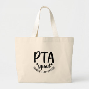 PTA Squad Tote Bag for Volunteer PTA Mum PTA Dad