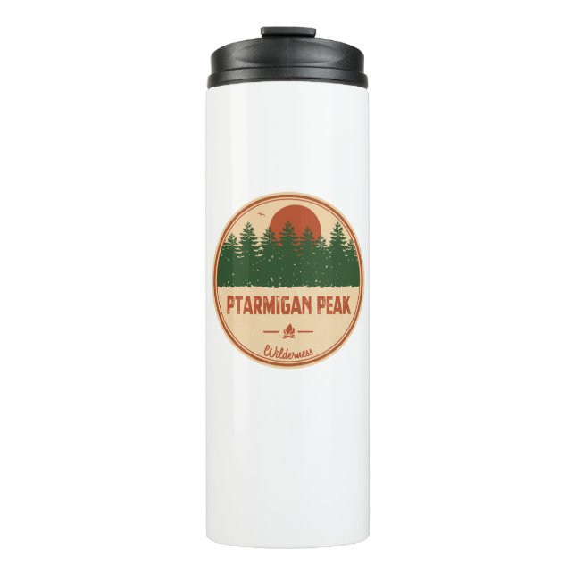 Ptarmigan Peak Wilderness Colorado Thermal Tumbler (Front)
