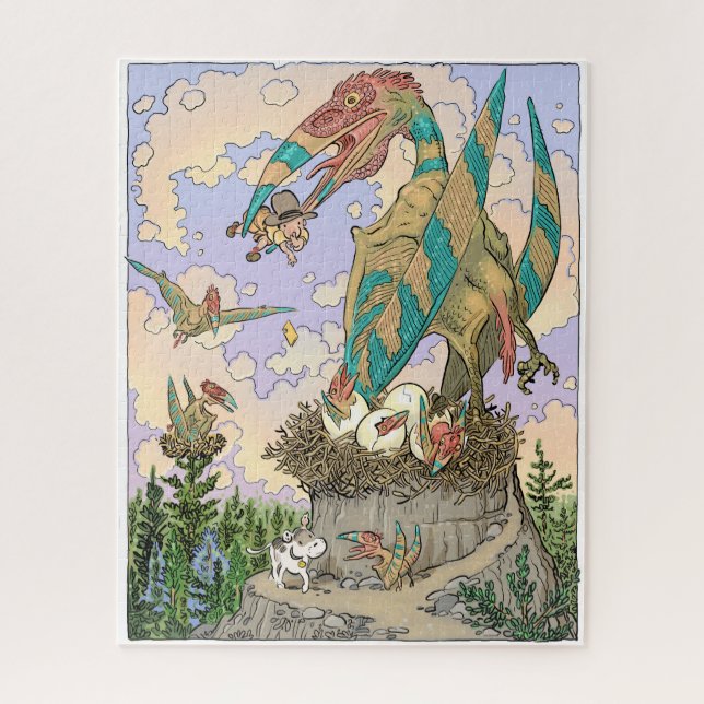 Pteranodon Puzzle 520 Piece (Vertical)