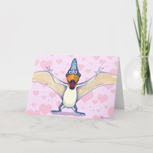 Pteranodon Valentine's Day card (Front)