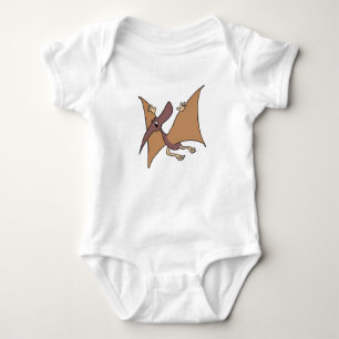 pterodactyl baby baby bodysuit