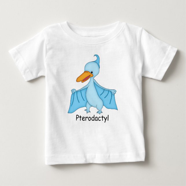 Pterodactyl Dinosaur Baby T-Shirt (Front)